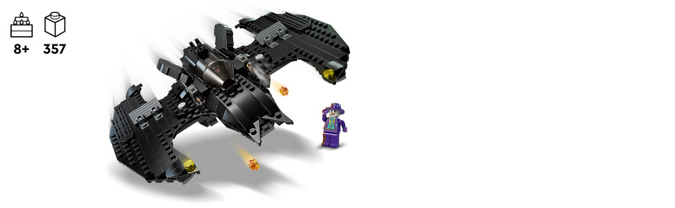 LEGO DC Batwing: Batman vs. The Joker 76265 DC Super Hero Playset, Features  2 Minifigures and a Batwing Toy Based on DC's Iconic 1989 Batman Movie, DC  Birthday Gift for 8 Year Olds 