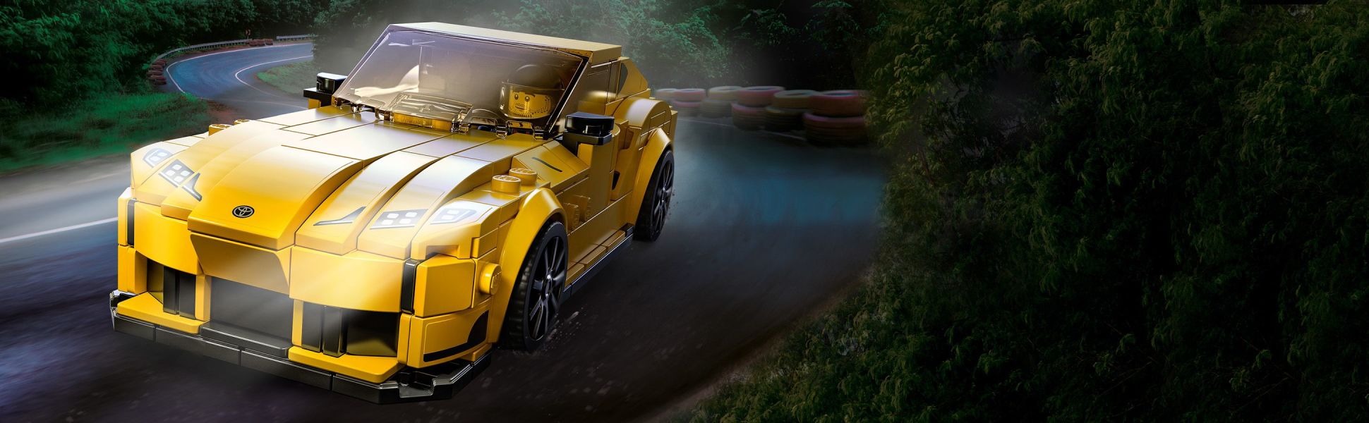 Includes a Toyota driver minifigure