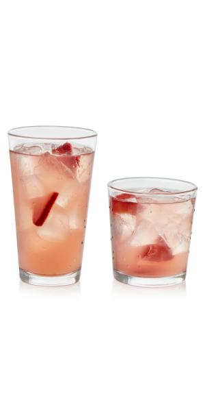 Libbey Flare 16-Piece Tumbler and Rocks Glass Set