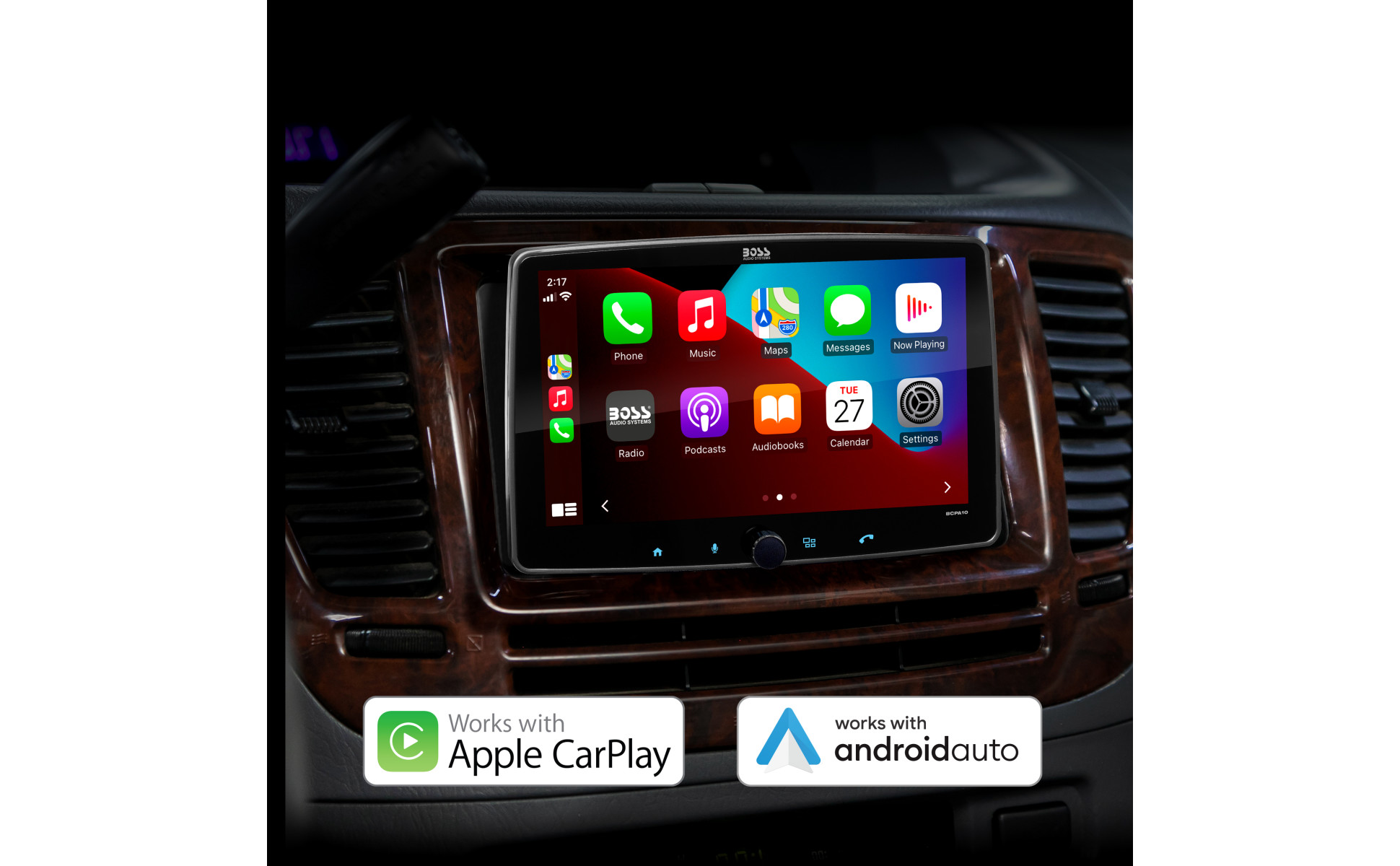 BOSS Audio Systems BCPA10RC Car Stereo - Apple CarPlay, Android 