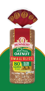 Brownberry Whole Grains Oatnut Bread, Small Slice, 18 oz