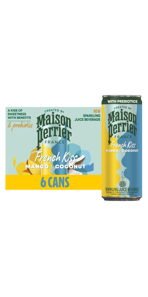Maison Perrier French Kiss Flavored Sparkling Water with