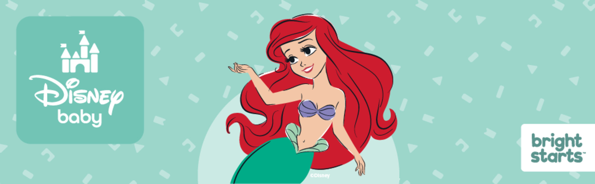 Bright Starts Disney Baby The Little Mermaid Activity Gym & Play