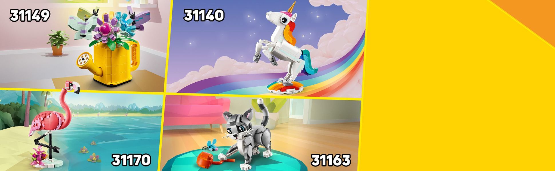 Discover more 3 in 1 LEGO playsets for kids