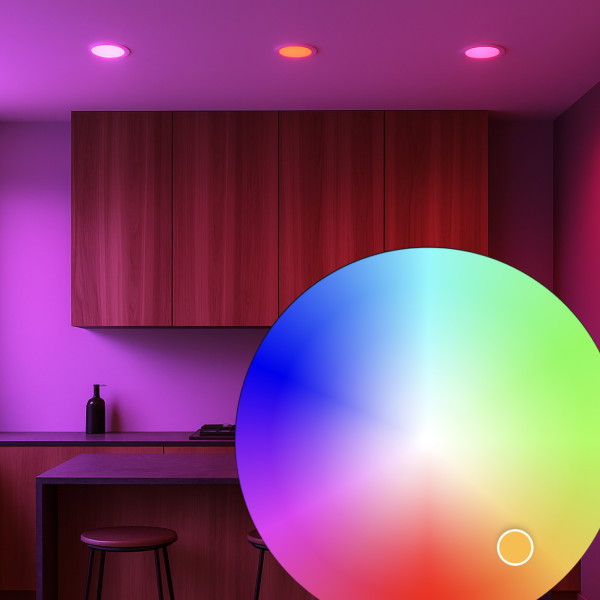 LIFX 6 in. SuperColor Adjustable Smart Retrofit Deep Baffle