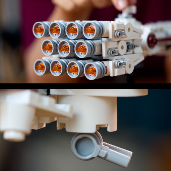 Recreate Tantive IV's 11 engines and turbolasers.