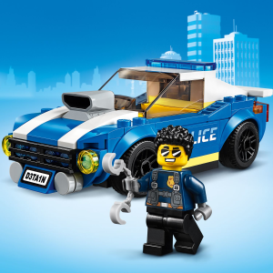 Lego City - Arresto su Strada della Polizia, Set con 2 Macchine Giocattolo  e 2 Minifigure - 60242