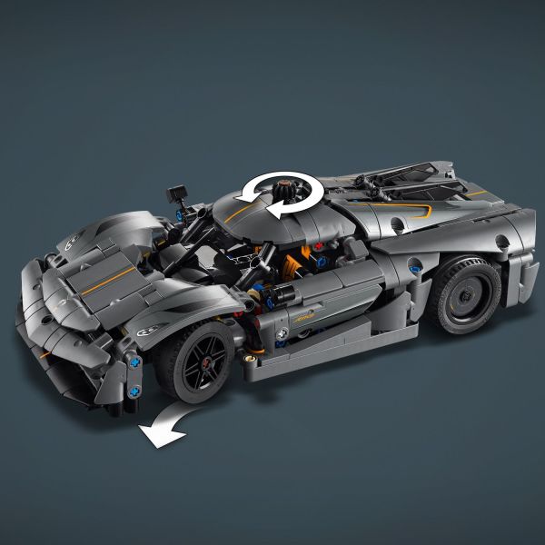 Test the steering using the detachable knob.