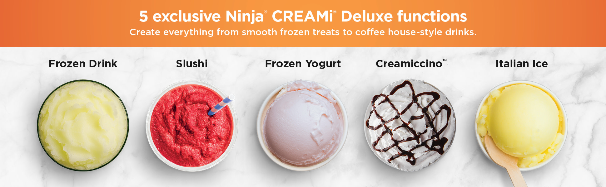 Ninja CREAMi Deluxe 11-in-1 NC501 Ice Cream & Frozen Yogurt
