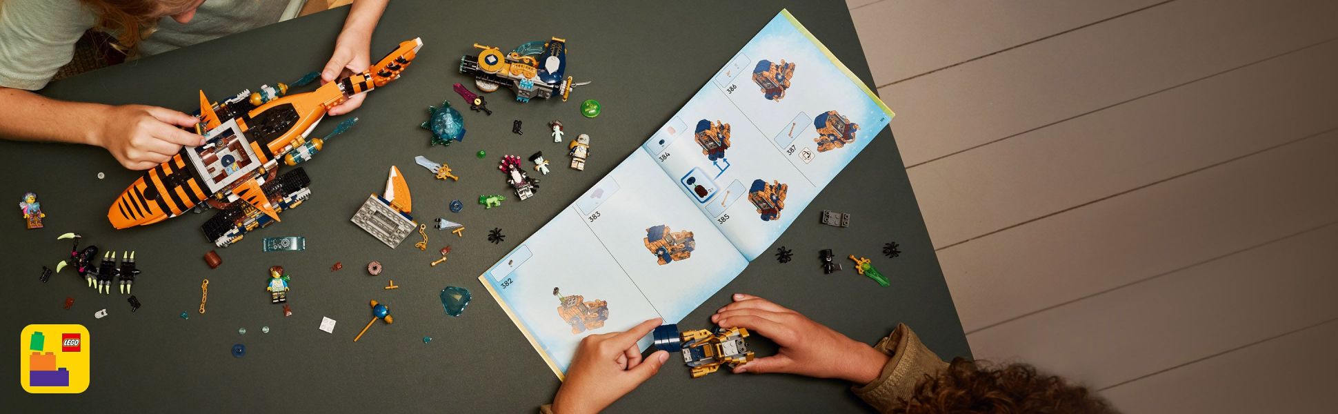 Builders can zoom in, rotate sets in 3D and track their progress using the fun, intuitive LEGO Builder app.