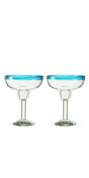 Primavera Recycled Margarita Glass Set by Twine Living