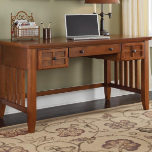 home styles arts and crafts executive desk