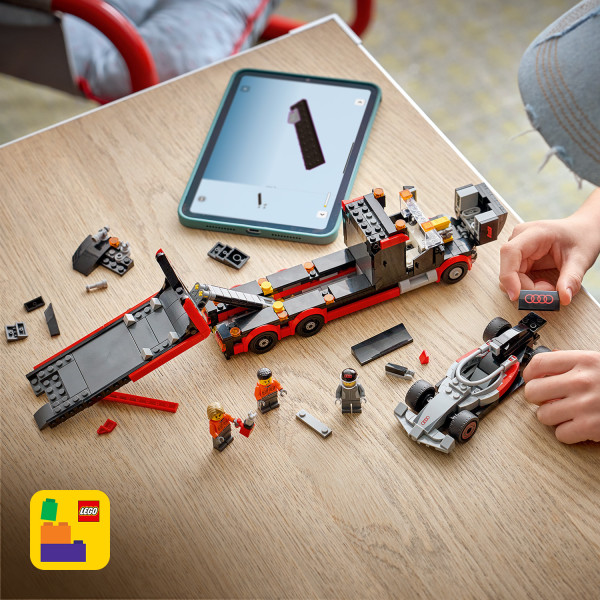 Kids get a helping hand with instructions in the LEGO Builder app.