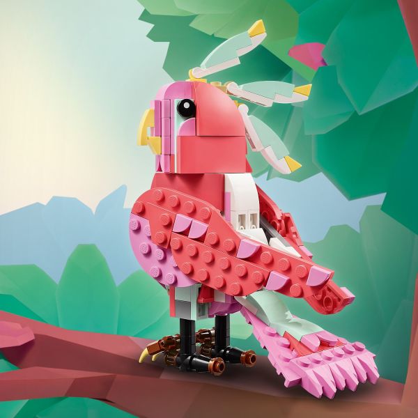 Bird toy can rotate its head through 360 degrees.