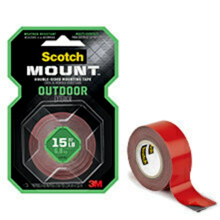 Scotch 1 in. x 1.66 yds. Permanent Double Sided Extreme Mounting Tape 414DC SF The Home Depot