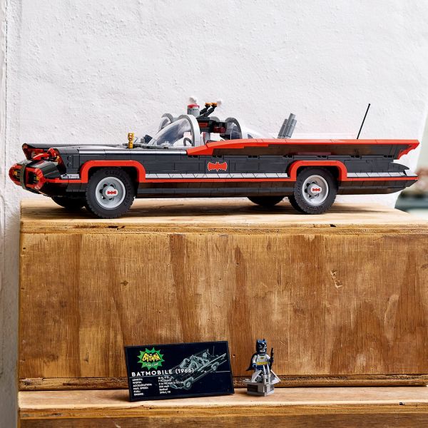 Recreate the iconic Batmobile from the 1966 TV show.