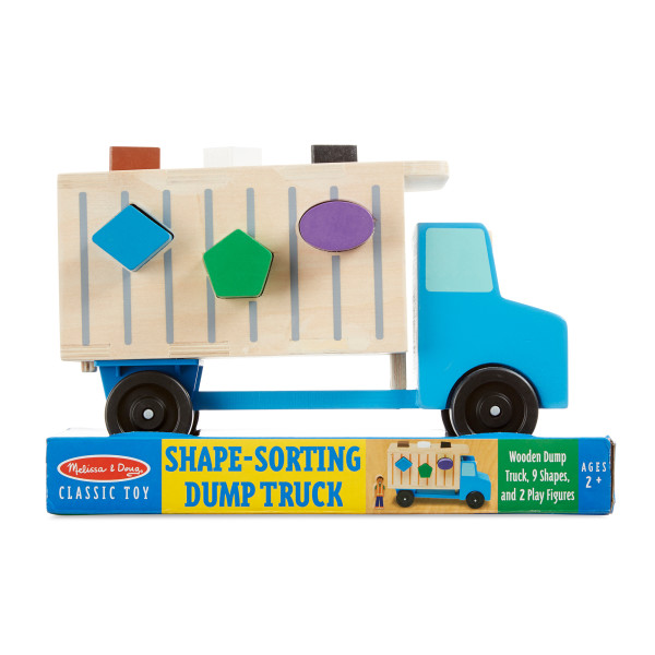 Wooden truck store shape sorter