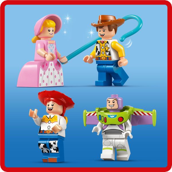 Disney and Pixar’s Woody, Jessie, Bo Peep and Buzz Lightyear.