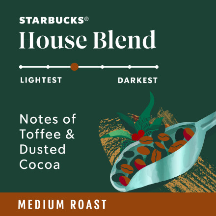 House Blend - Notes of toffee and dusted cocoa