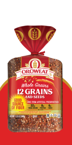 Oroweat Whole Grains 12 Grain Bread, 24 oz