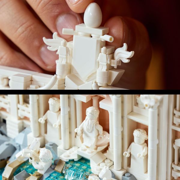 Recreate the mythological sculptures in minifigure form.