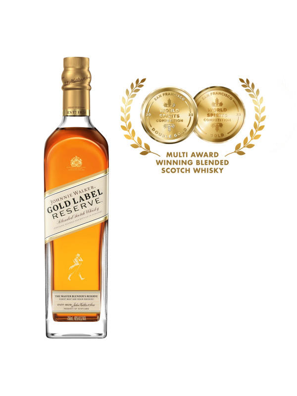 Johnnie Walker Gold Label Reserve Blended Scotch Whisky, 750 mL