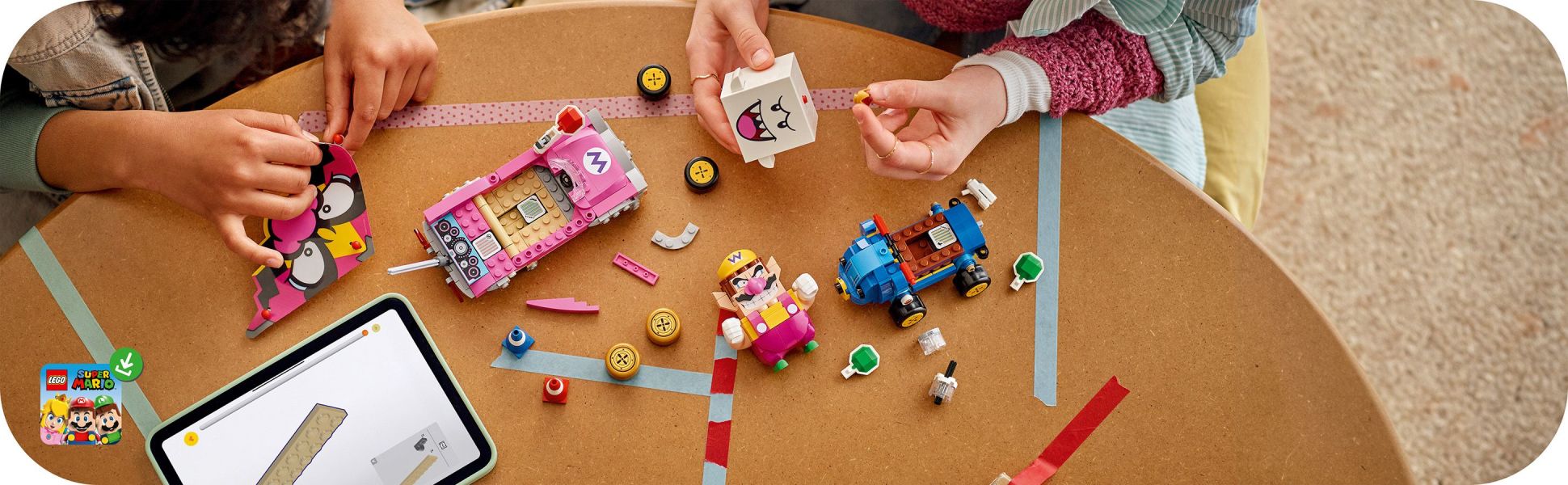 Find easy-to-follow building instructions for this set in the box or on the LEGO Super Mario app.