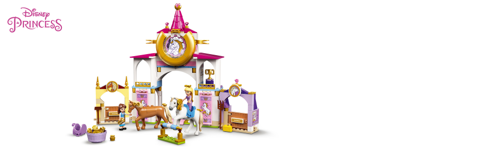 LEGO Disney Princess Le Scuderie Reali di Belle e Rapunzel - 43195