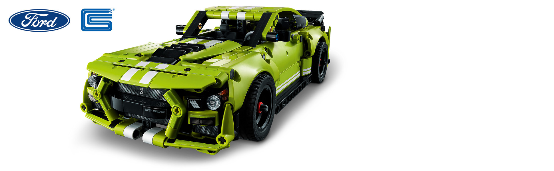Lego technic ford mustang shelby gt500, modellino auto da costruire,  macchina giocattolo, con app ar, 42138 - Toys Center