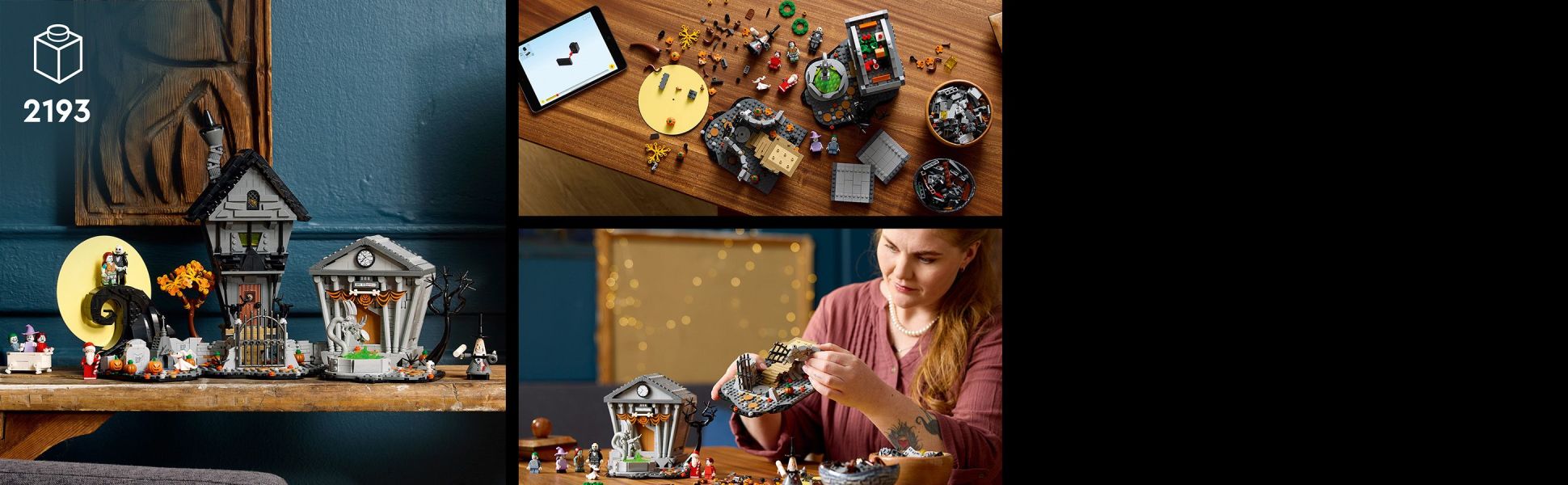 Bring back fond memories as you build, display and play with detailed models of 3 iconic locations from the classic movie.