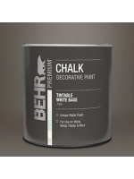 BEHR PREMIUM 8 oz. White Interior Chalk Decorative Wax 715016