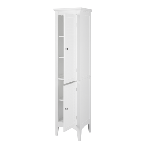 Timberlake Lavish Home 67 Tall Bathroom Storage Cabinet in White