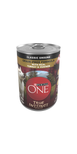 TRUE INSTINCT CLASSIC GROUND  WITH A BLEND OF REAL TURKEY & VENISON