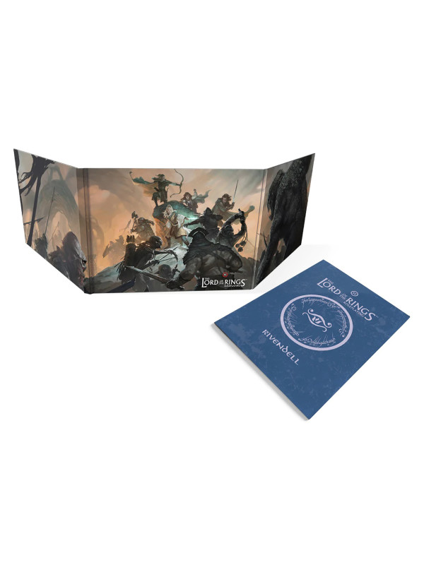 The Lord Of The Rings: RPG 5E - Loremaster's Screen & Rivendell Compendium - RPG Accessory, LOTR Roleplaying Game, Gamemaster Tool, New Information & Map, Adventure Through Middle Earth