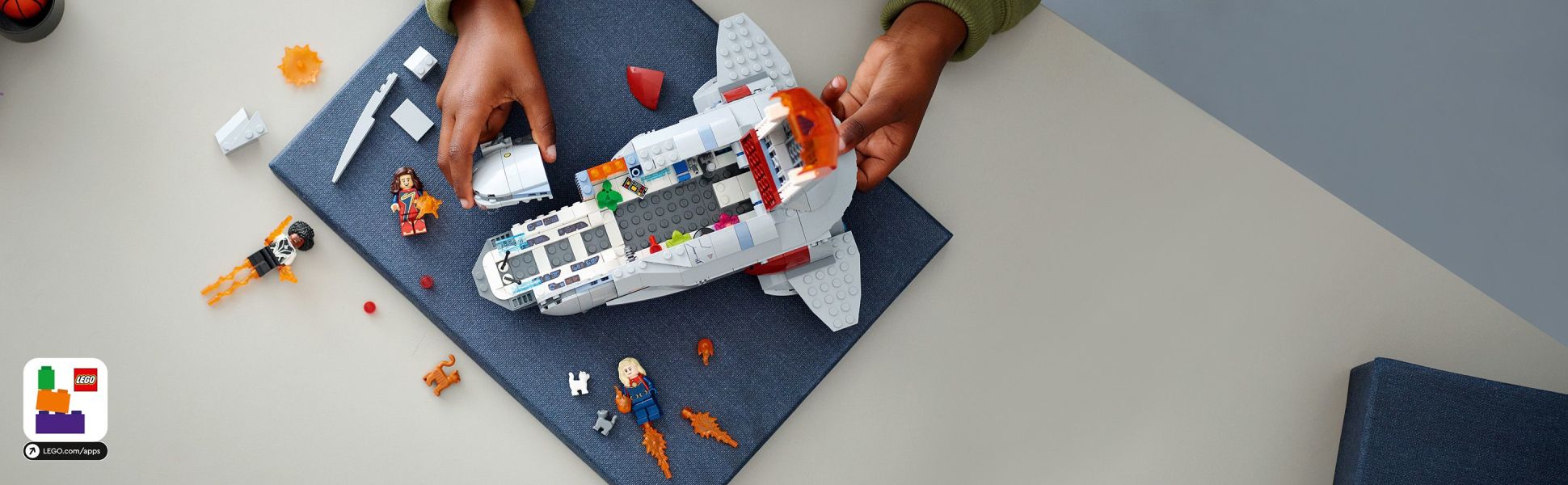 LEGO Marvel The Hoopty Super Hero Spaceship Building Toy Set