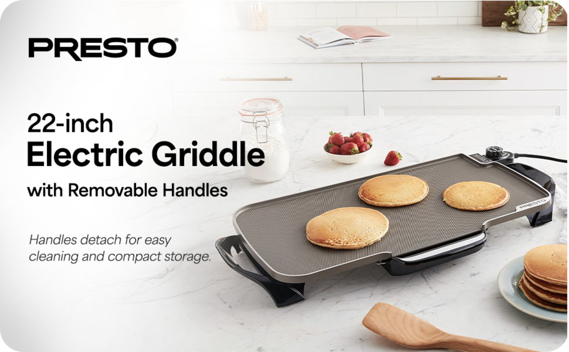 Electric Frying Pan Presto Electric Griddle Skillet Bundle (22