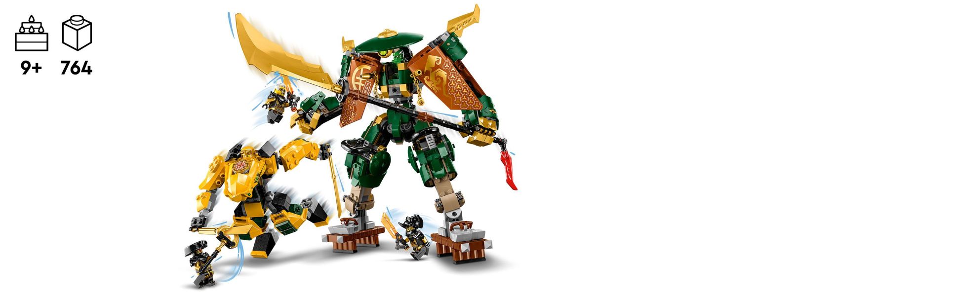 Lloyd and Arin's Ninja Team Mechs 71794 | NINJAGO® | Buy online at the  Official LEGO® Shop US