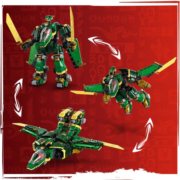LEGO NINJAGO Lloyd's Jet Mech Building Toy - Model Building