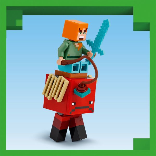 The strider’s posable legs and saddle make it fun to ride.
