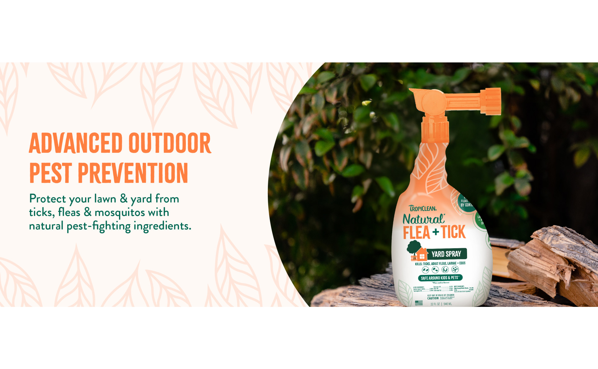 TropiClean Natural* Flea Tick Home Dog Spray, 32 Petco