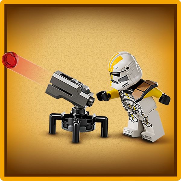 Deploy a Clone Trooper to the turret.