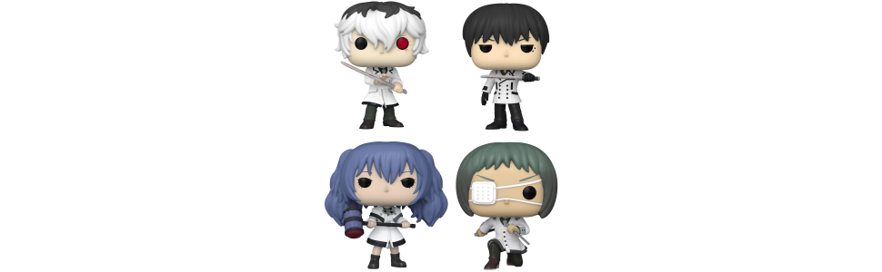 Tokyo Ghoul: retailer Re Haise Sasaki & Kuki Urie Funko Bundle Kuki Urie Plushie Bonus