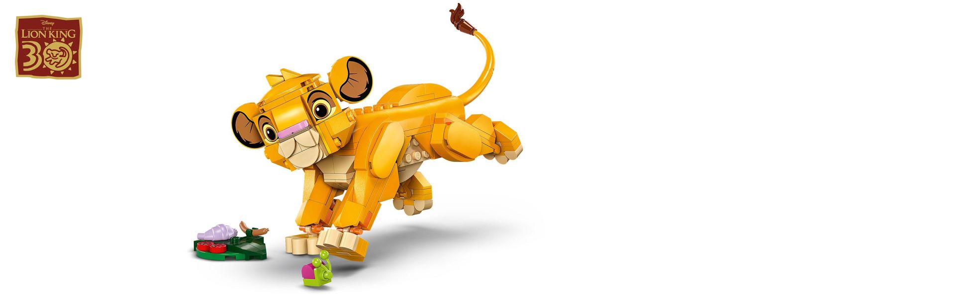 Celebrate The Lion King’s 30th anniversary with a play-and-display building set toy that sparks kids’ creative role-play fun.