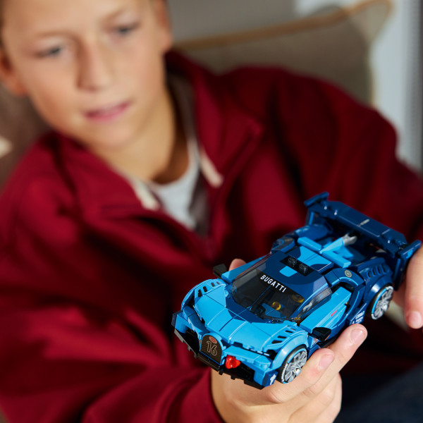 Build a LEGO Bugatti Vision GT Hyper Sports Car.