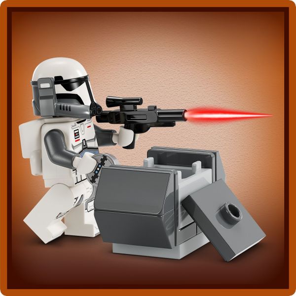 Find a thermal detonator element inside for creative play.