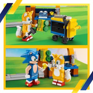 LEGO Sonic the Hedgehog Tails' Workshop and Tornado Plane 76991 Building  Toy Set, Airplane Toy with 4 Sonic Figures and Accessories for Creative  Role Play, Gift for 6 Year Olds who Love