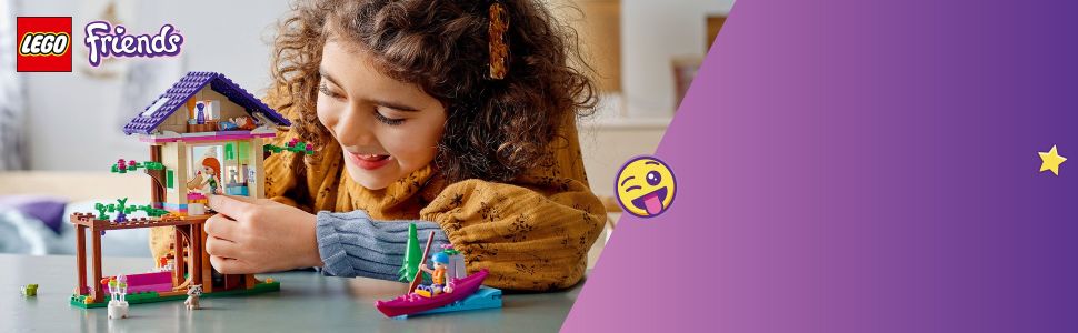 Give youngsters the joy of hours of creative play with this great-value woodland home construction set.