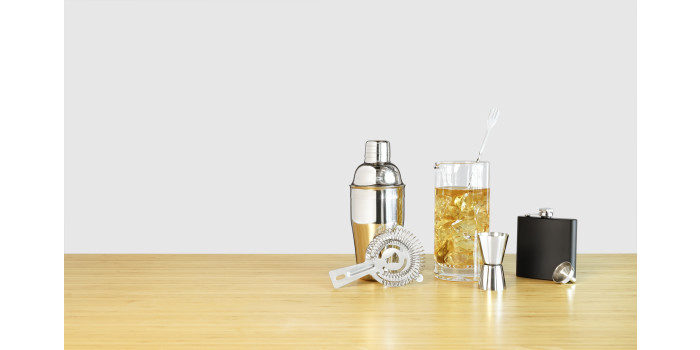 Get Schnockered Quik Shot - 8 Ounce Plastic Flask with A Built-in 1/2 Ounce Shot Glass Chamber