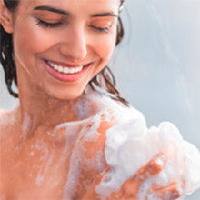 Image of woman showering