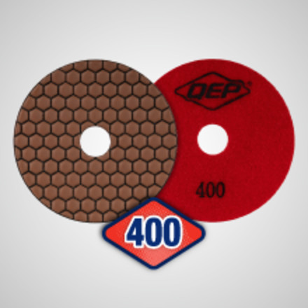 Ejoyous 4-Pack Diamond Hand Polishing Pads – Foam Back With 60/100/200/400 Grit For Ceramic Tile, Stone, Glass Trimming, Deburring & Grinding